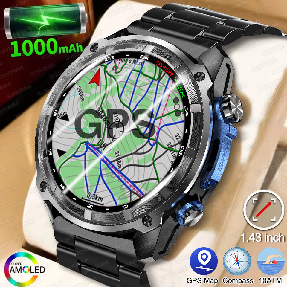 Outdoor Lighting Japanese - Reloj Inteligente T-Rex3 Pro con GPS,