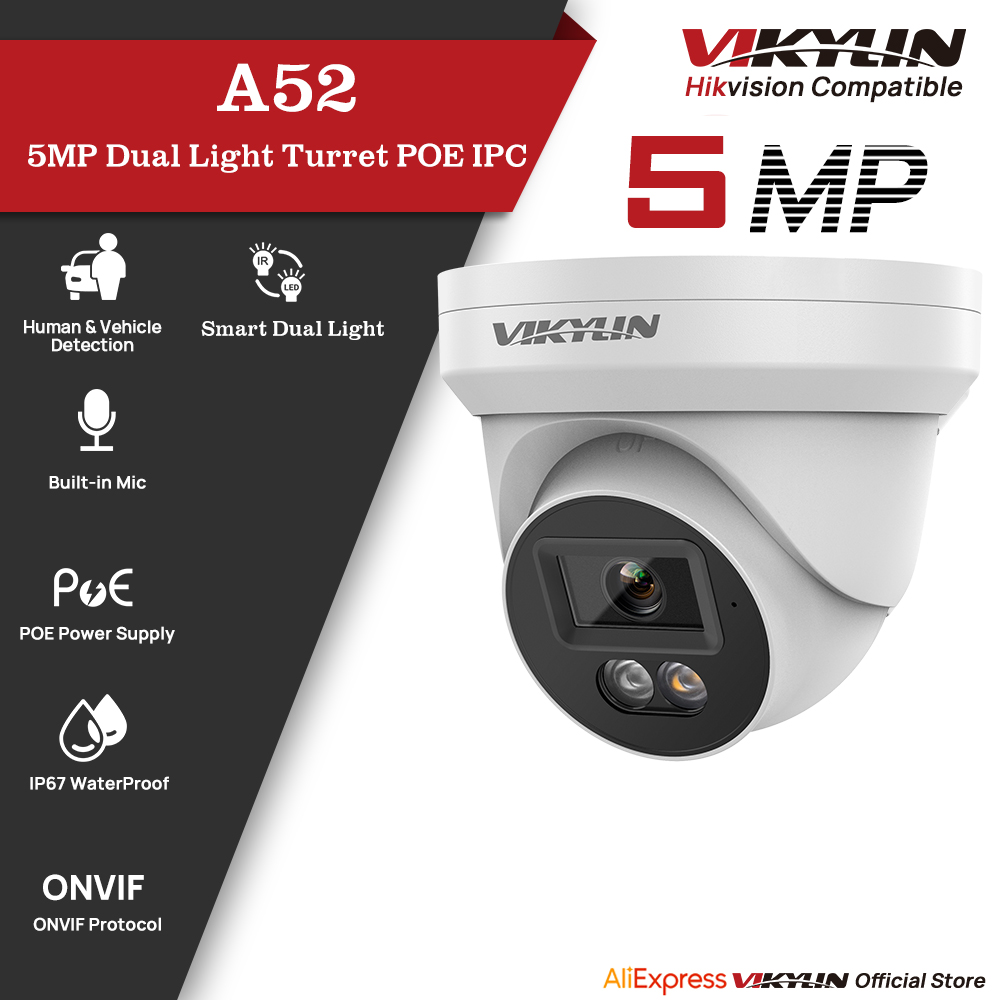 Outdoor Lighting Mains Powered - Cámara de Seguridad IP VIKYLIN de