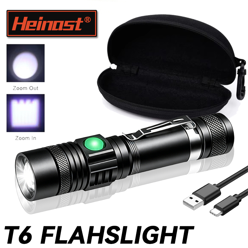 Outdoor Lighting Lowes - Linterna LED T6 Recargable, Linterna con