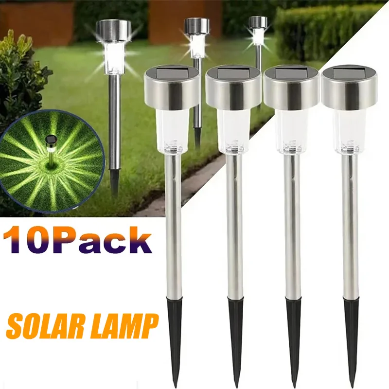 Solar Path Light - Luces solares para exteriores, lámpara de