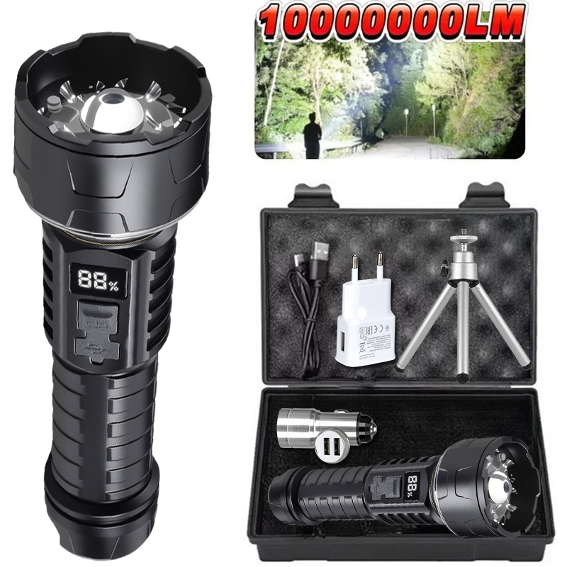 Outdoor Lighting Lowes - Linterna LED COB, linterna recargable, antorcha
