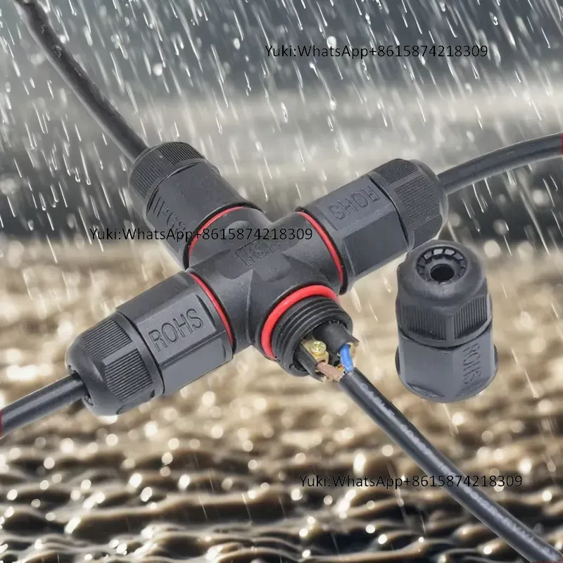 Outdoor Lighting Connectors - Conector Eléctrico Tipo T a Prueba