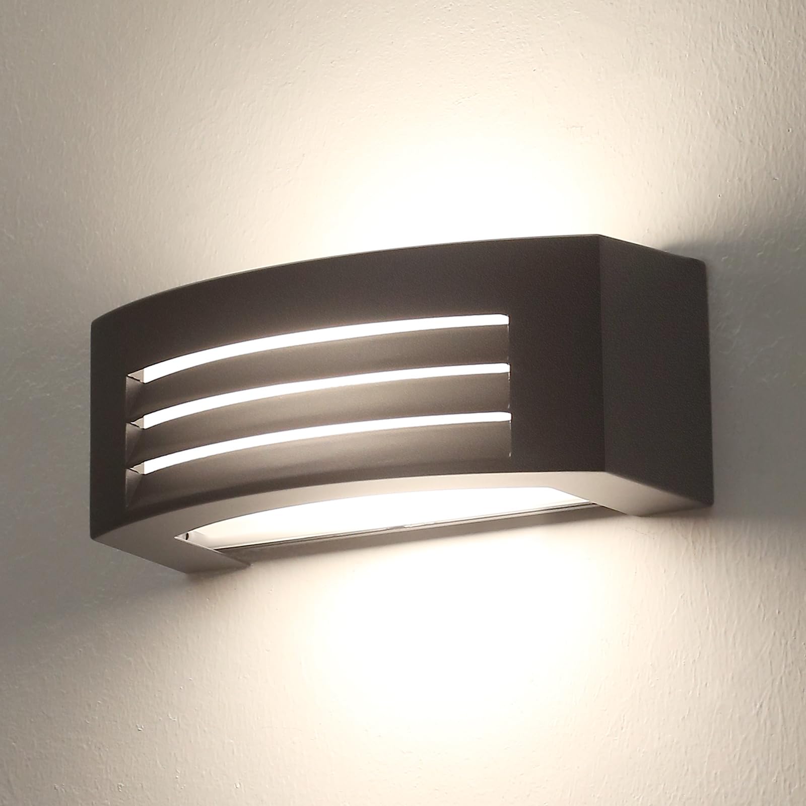 Outdoor Lighting Mains Powered - Aplique de pared exterior, lámpara de
