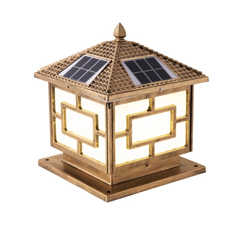 Outdoor Lighting Mains Powered - Lámpara Solar Impermeable para Poste de