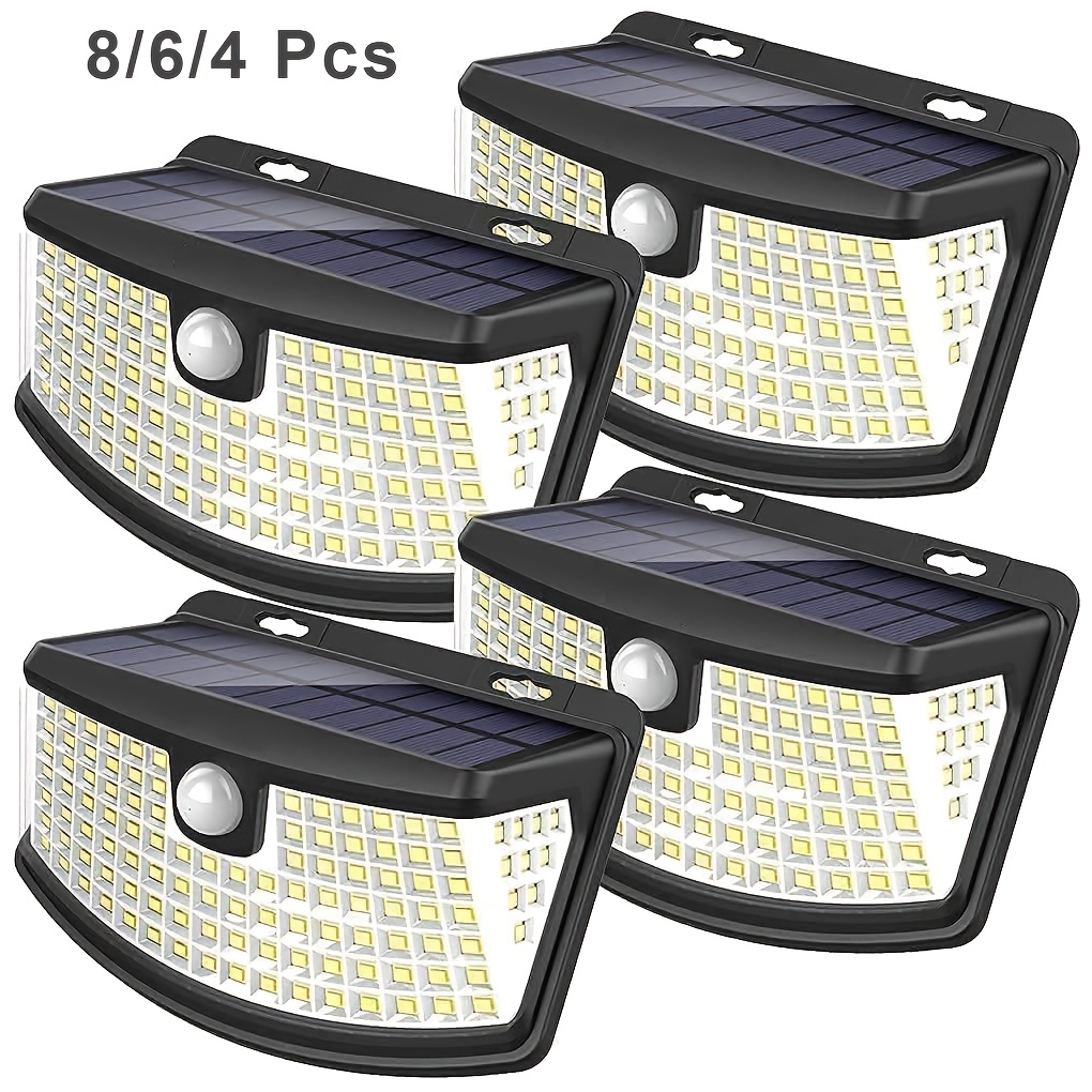 Motion Sensor Outdoor - Paquete de 8/6/4 luces solares con