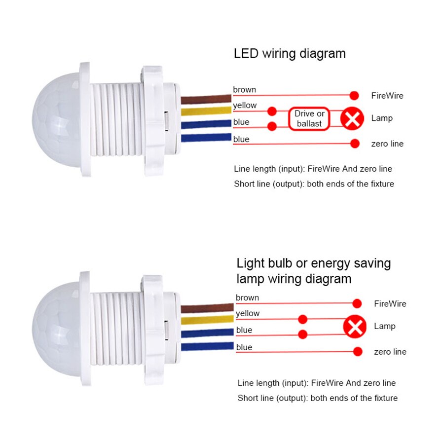 Outdoor Lighting With Motion Sensor - Sensor de Movimiento PIR, Interruptor Inteligente