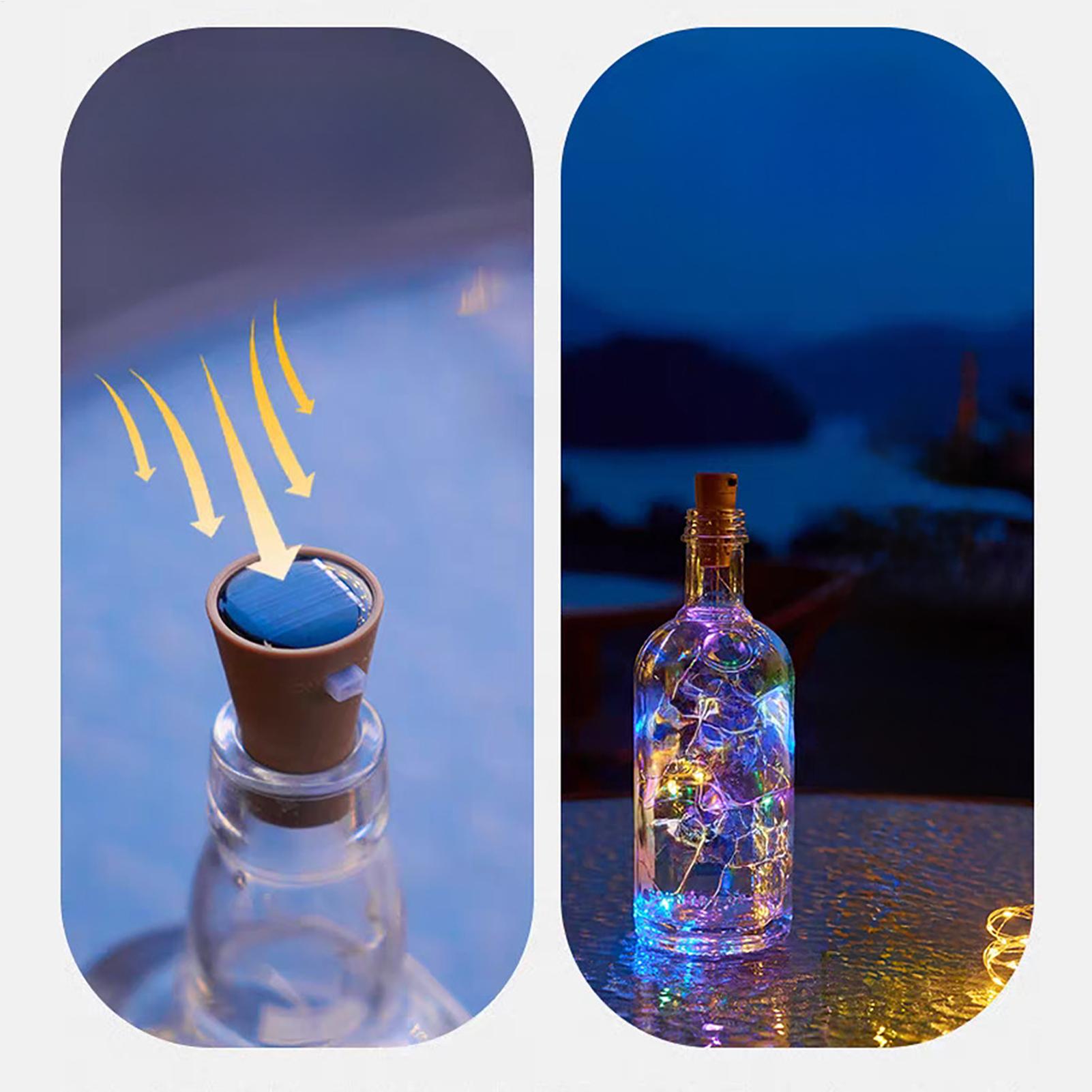 Solar Path Light - Luces solares para botellas de vino,