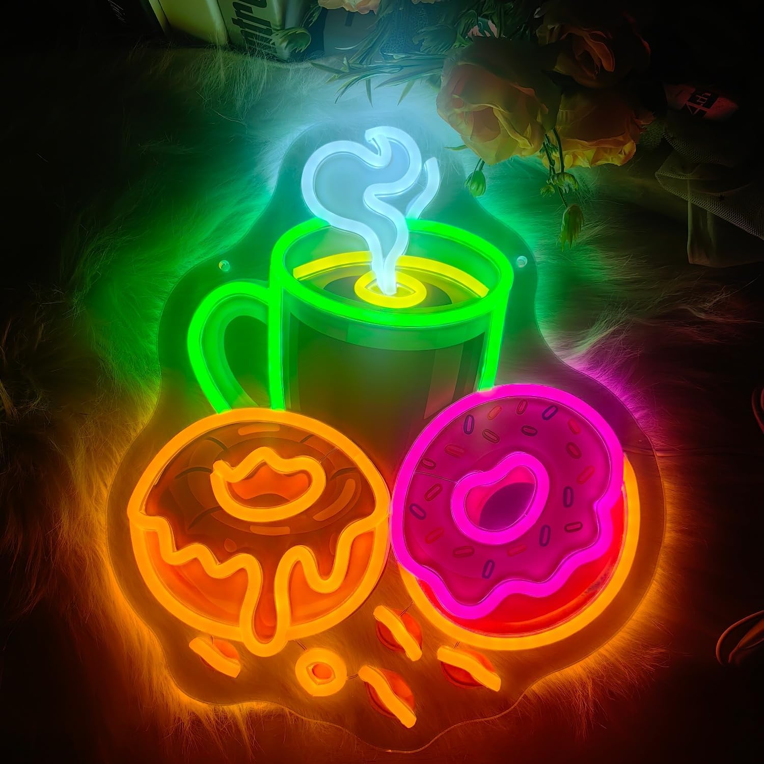 Letrero LED de neón con forma  - Outdoor Lighting For Store reseña y precio