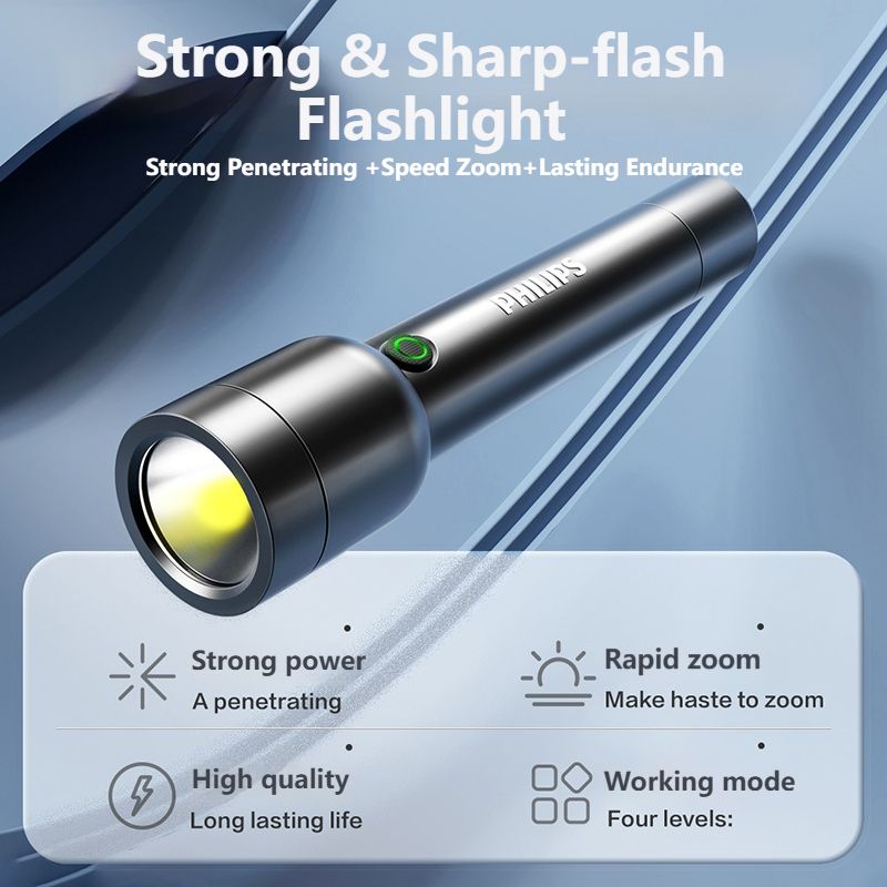 Philips-linterna LED con bater - Outdoor Lighting Philips reseña y precio