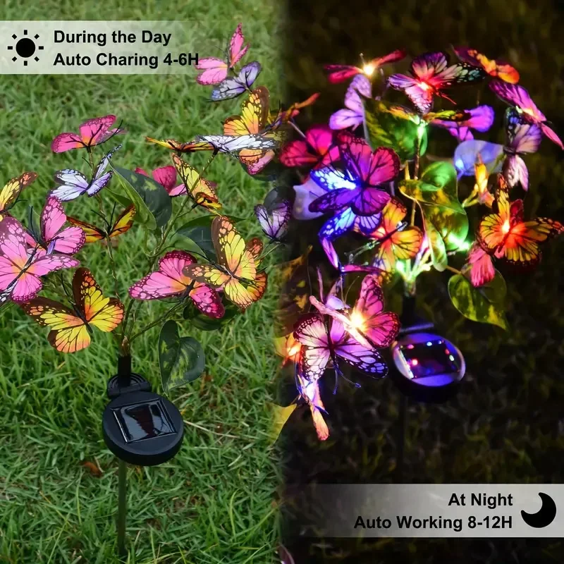 Luces LED solares de mariposa  - Solar Path Light reseña y precio