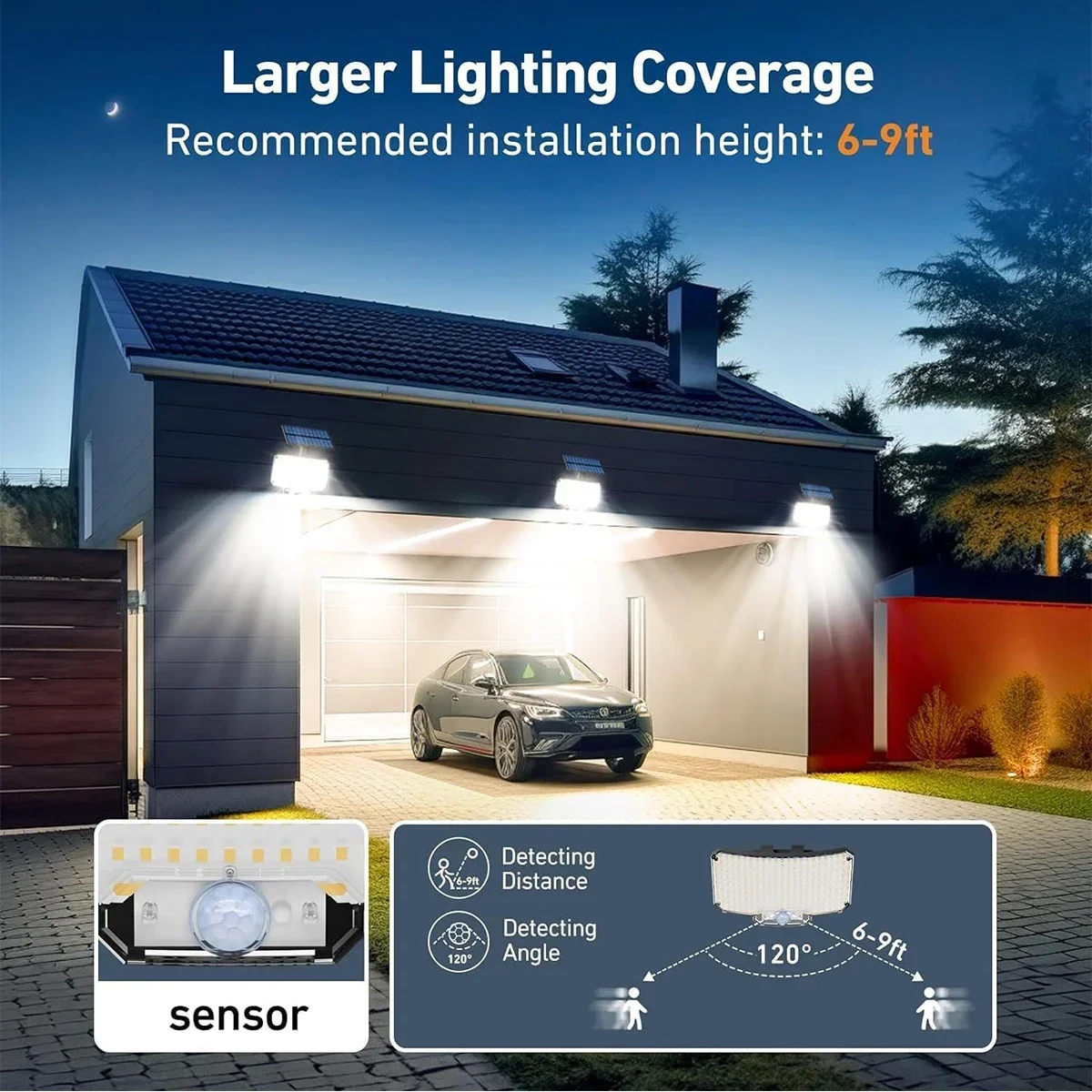 Luces Solares para Exteriores  - Motion Sensor Outdoor reseña y precio