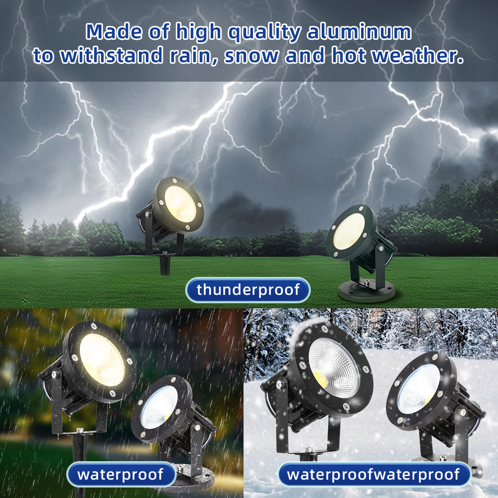 Lámpara LED GU10 para jardín,  - Outdoor Lighting Spotlight reseña y precio