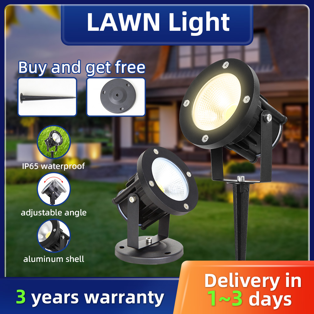 Lámpara LED GU10 para jardín,  - Outdoor Lighting Spotlight reseña y precio