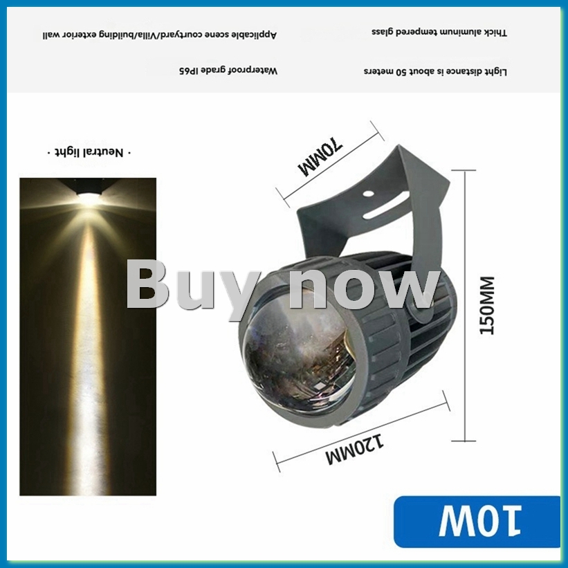 Focos LED de pared para jardín - Outdoor Lighting Spotlight reseña y precio
