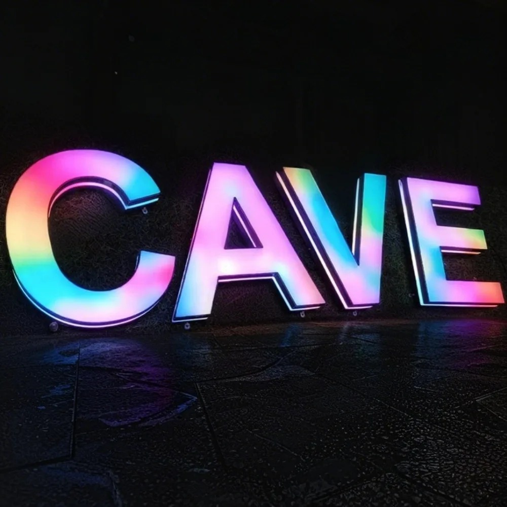 Letrero LED de Metal RGB perso - Outdoor Lighting For Store reseña y precio