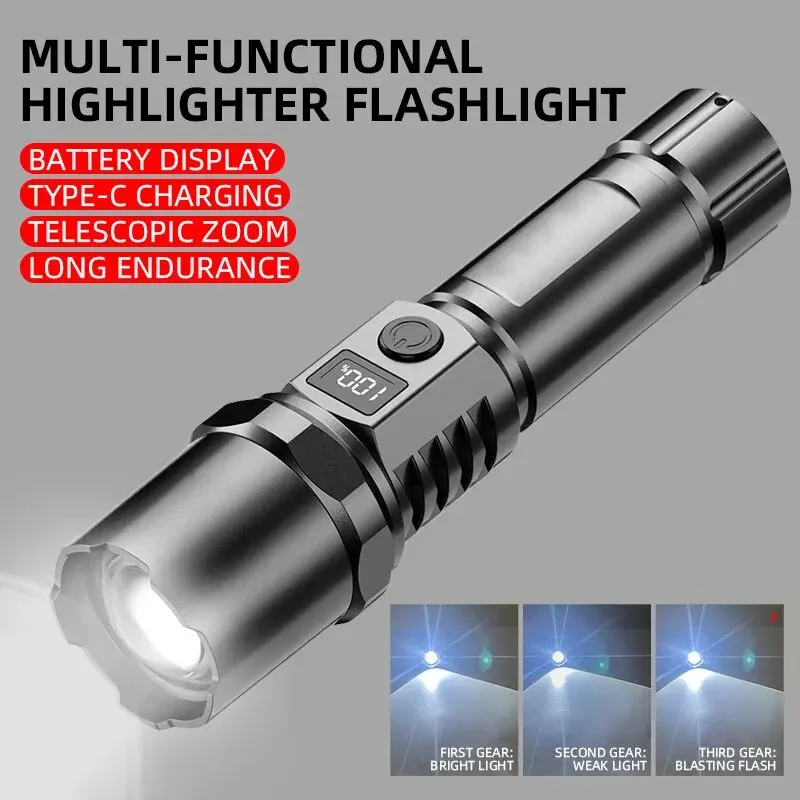 Potente linterna Led de mano,  - Outdoor Lighting Lowes reseña y precio