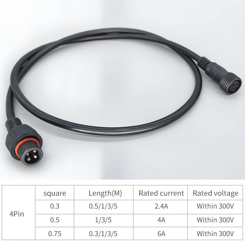 Cable de enchufe macho hembra, - Outdoor Lighting Connectors reseña y precio