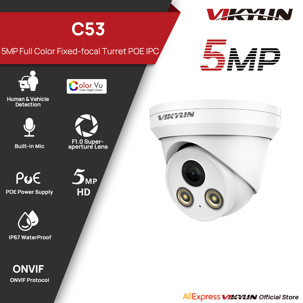 Cámara IP VIKYLIN de 5MP a tod - Outdoor Lighting Mains Powered reseña y precio