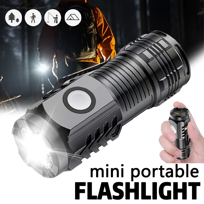 Mini linterna de 3 LED con cli - Outdoor Lighting Spotlight reseña y precio