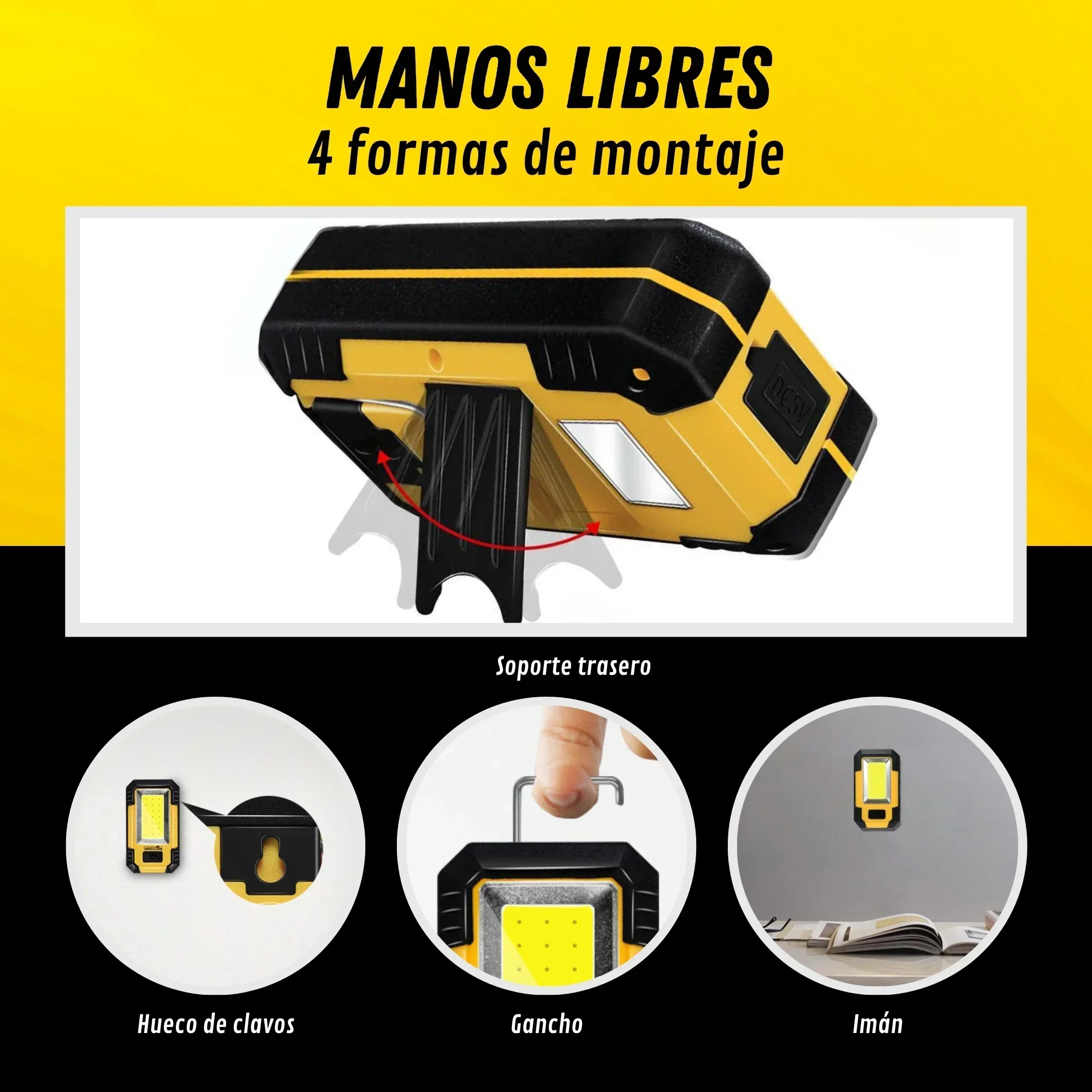 Linterna de Trabajo Recargable - Outdoor Lighting Beacon reseña y precio