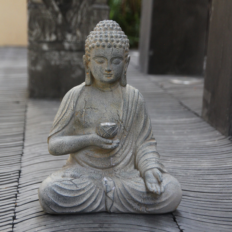 Estatua de Buda Solar de resin - Outdoor Lighting Japanese reseña y precio