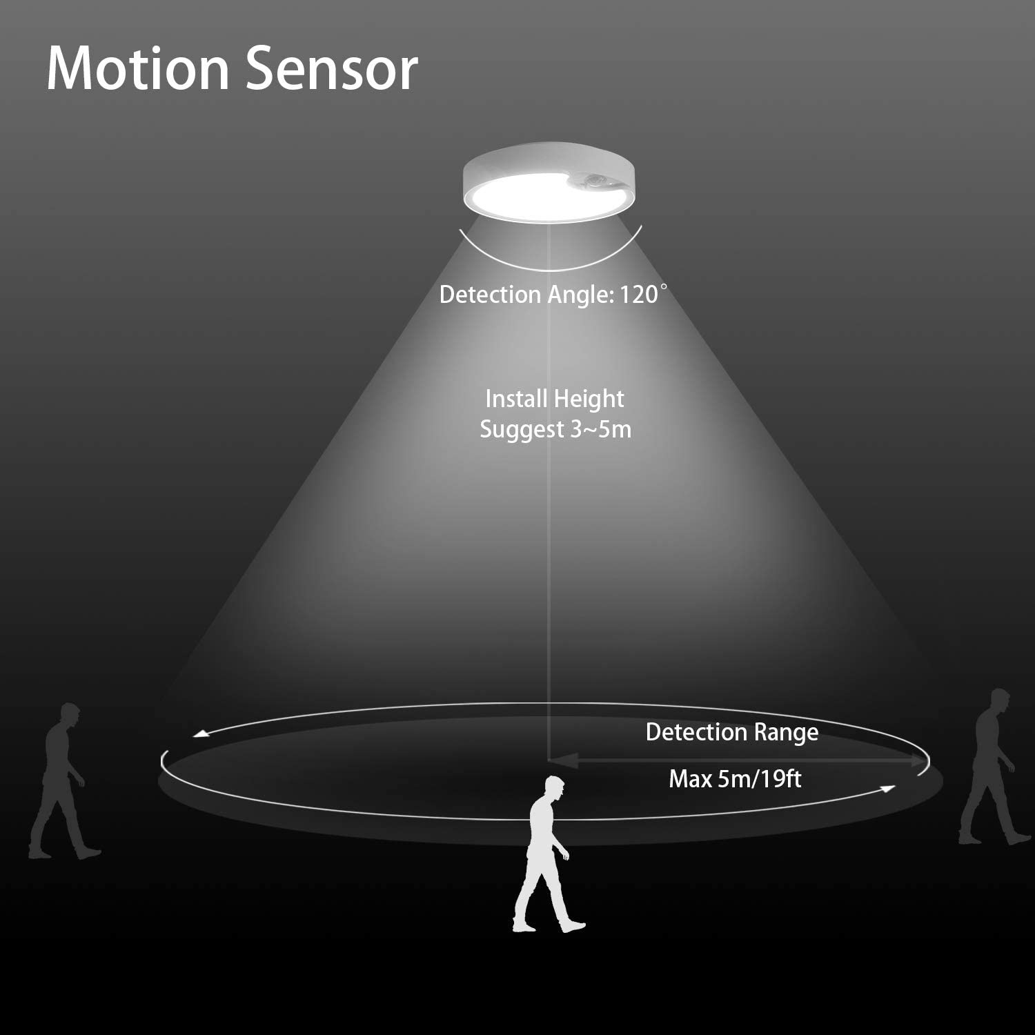 Luces de techo con sensor de m - Motion Sensor Outdoor reseña y precio