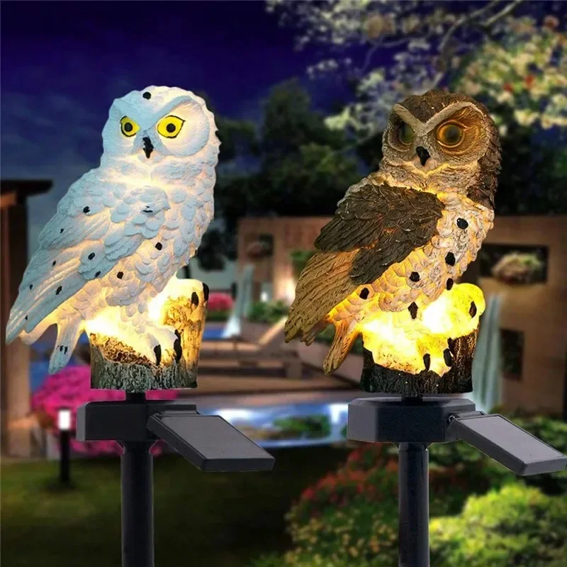 Lámpara Solar con Forma de Búh - Bollard Light Garden reseña y precio
