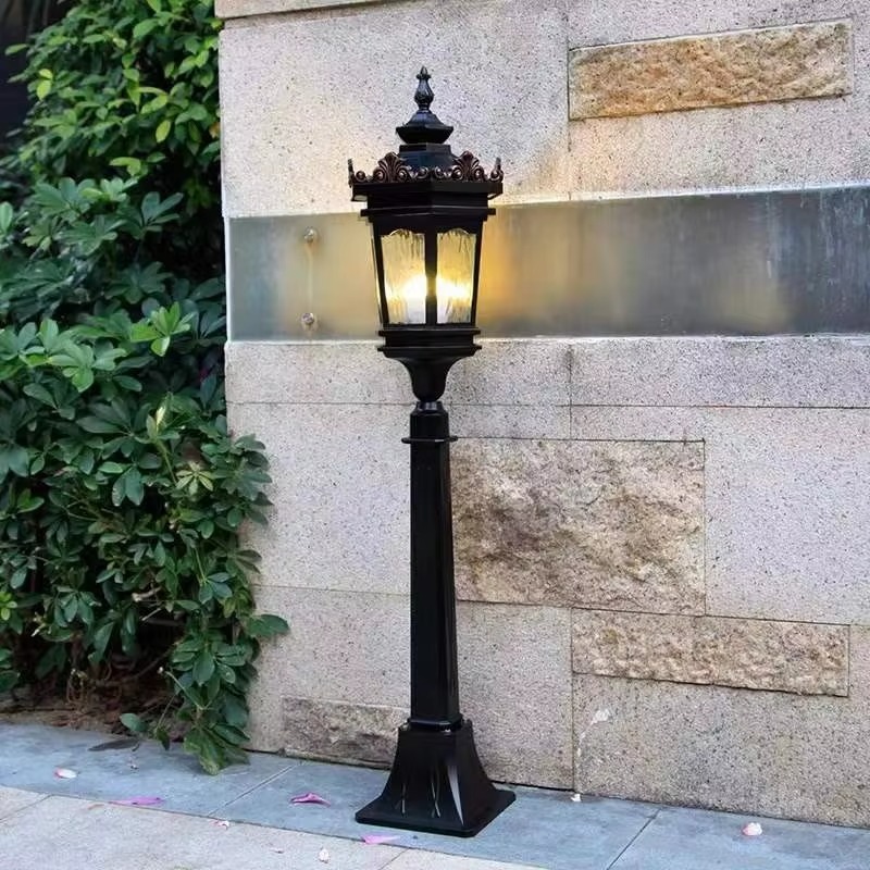 Poste para exteriores, camino  - Outdoor Lighting Solar Panel reseña y precio