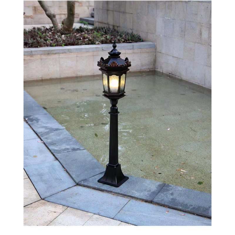 Poste para exteriores, camino  - Outdoor Lighting Solar Panel reseña y precio