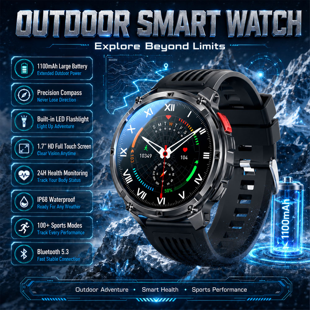Nuevo Reloj Inteligente YAOCX  - Outdoor Lighting Japanese reseña y precio