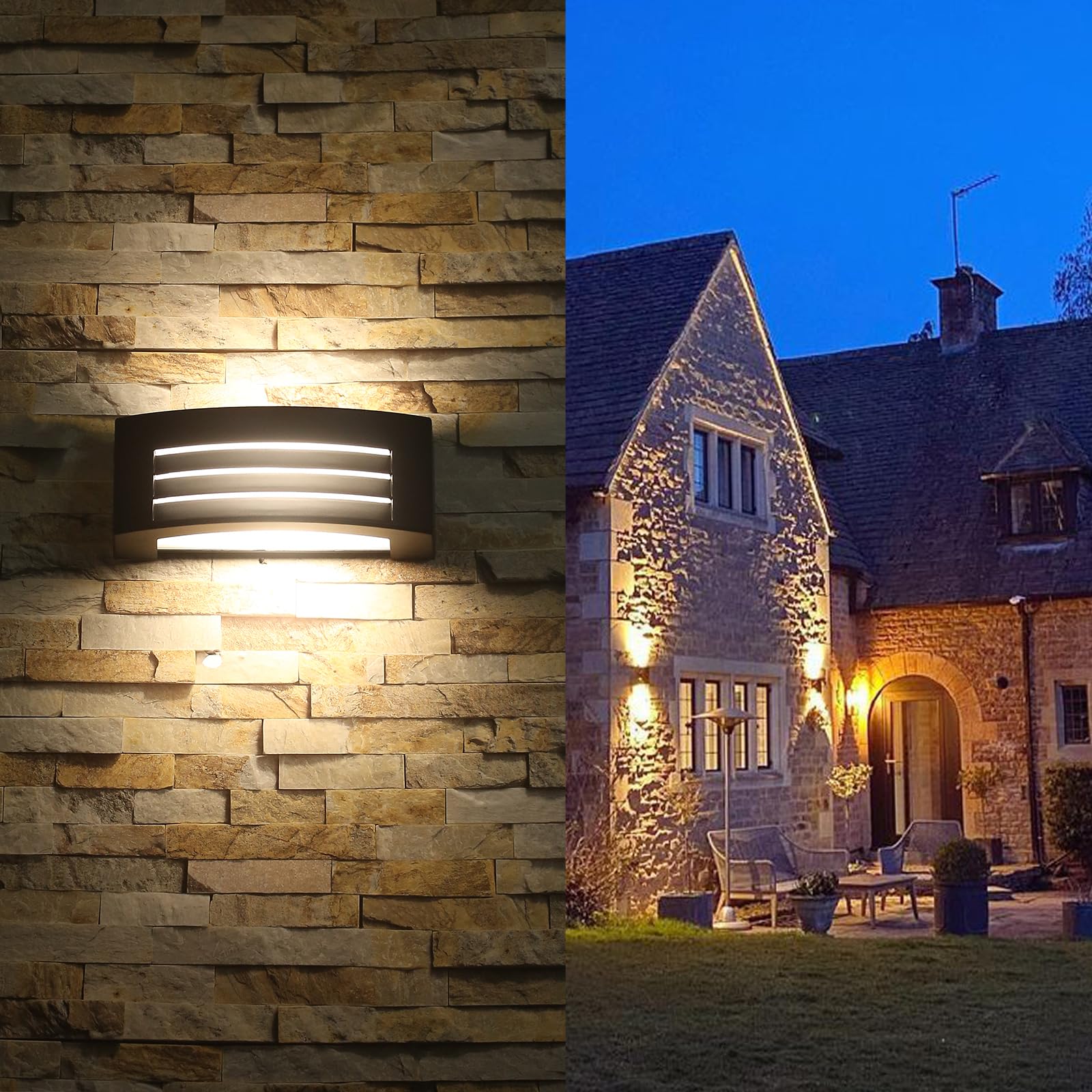 Aplique de pared exterior, lám - Outdoor Lighting Mains Powered reseña y precio