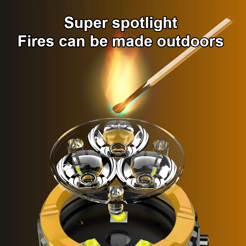 Linterna de encendido súper po - Outdoor Lighting Spotlight reseña y precio