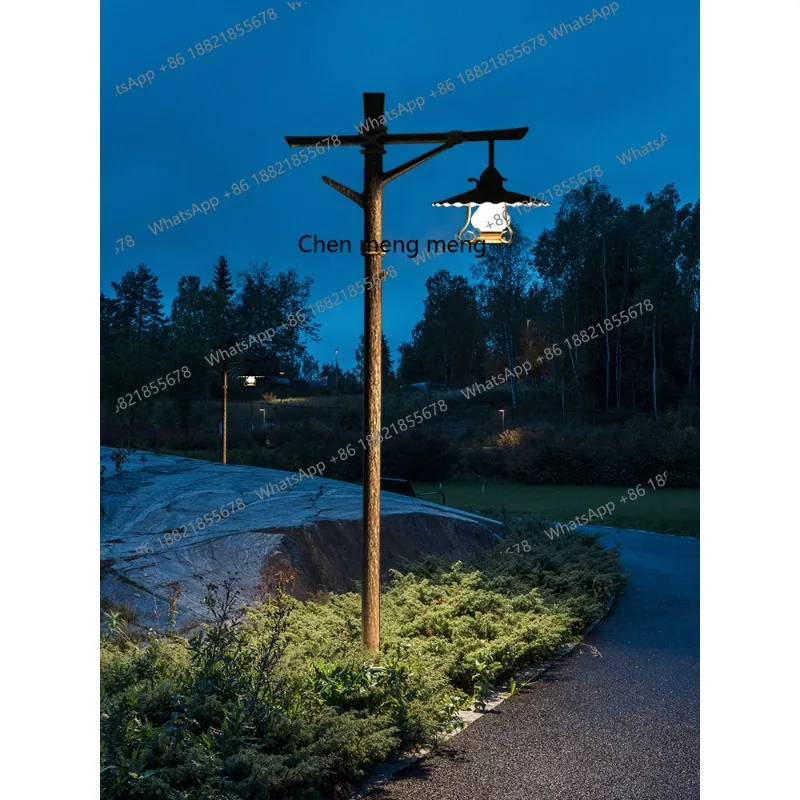 Lámpara solar retro para parqu - Outdoor Lighting Spotlight reseña y precio