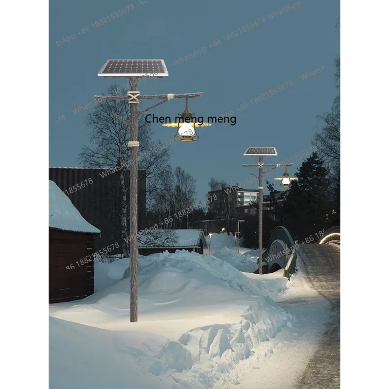 Lámpara solar retro para parqu - Outdoor Lighting Spotlight reseña y precio