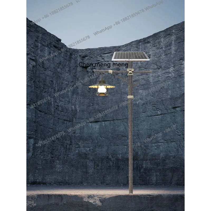 Lámpara solar retro para parqu - Outdoor Lighting Spotlight reseña y precio