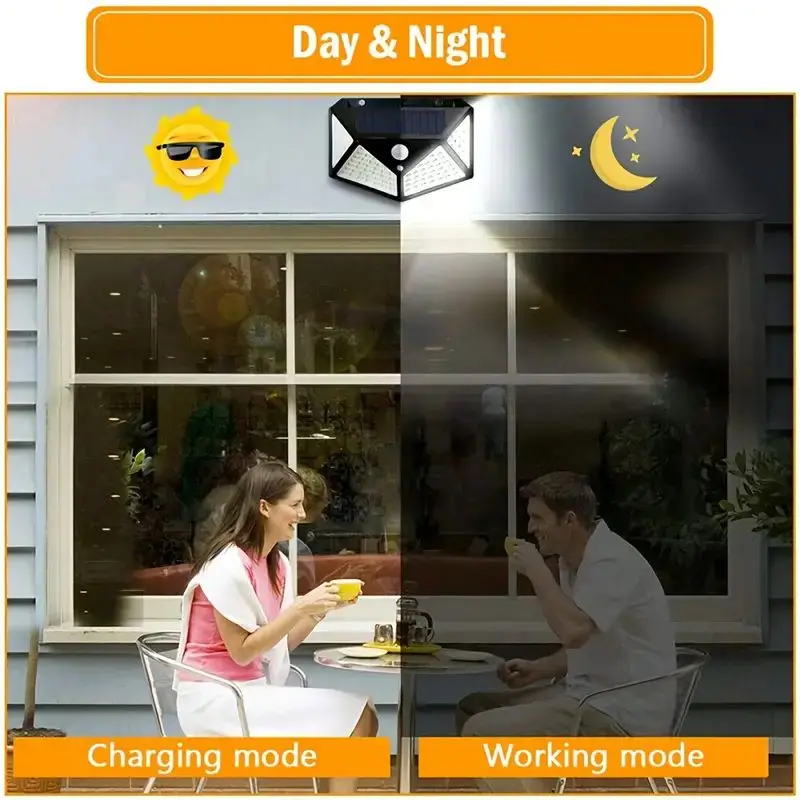 Lámpara Solar de Jardín de 100 - Outdoor Lighting Construction reseña y precio