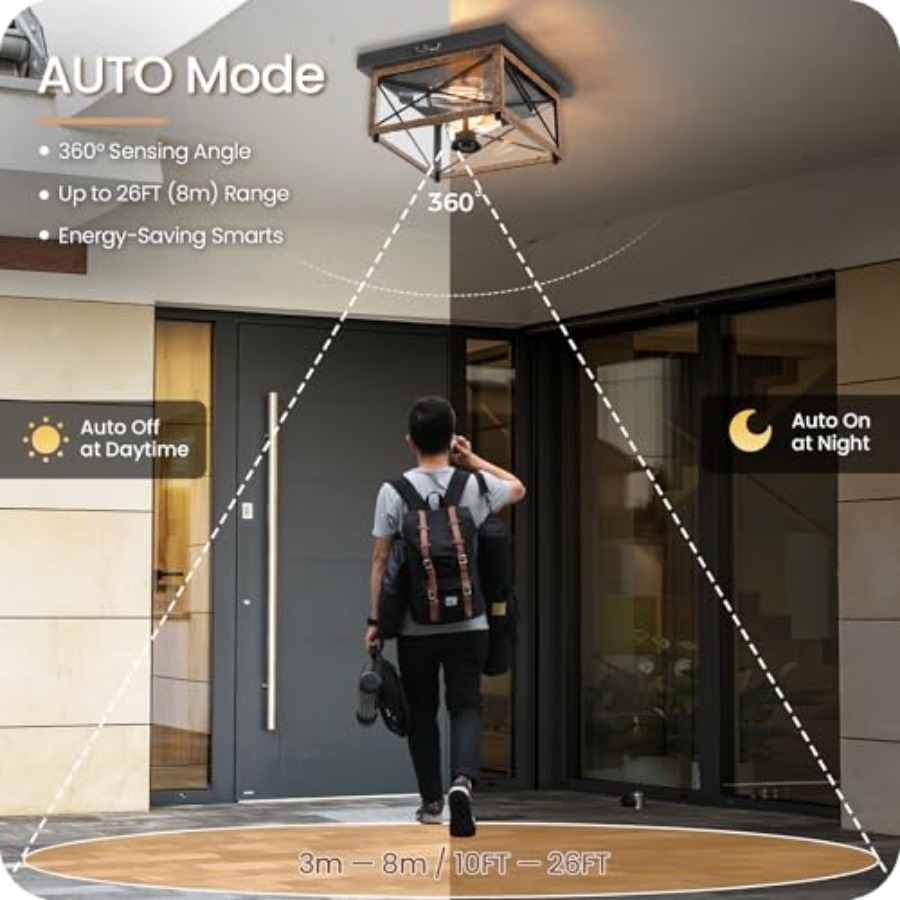 Lámpara de Techo Exterior con  - Motion Sensor Outdoor reseña y precio
