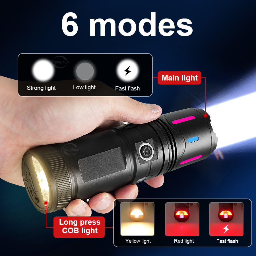 Linterna LED de alta potencia, - Outdoor Lighting Mains Powered reseña y precio