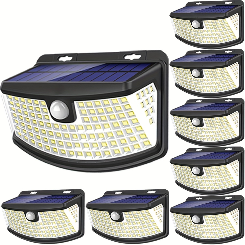 Paquete de 8/6/4 luces solares - Motion Sensor Outdoor reseña y precio