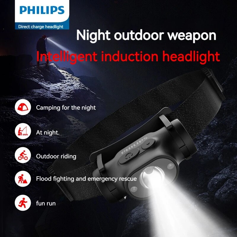 Philips-linterna frontal LED c - Outdoor Lighting Philips reseña y precio