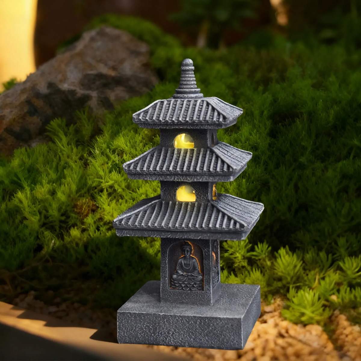 Luces Solares para Jardín, Lám - Outdoor Lighting Japanese reseña y precio