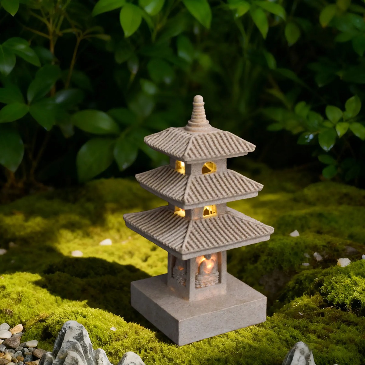 Luces Solares para Jardín, Lám - Outdoor Lighting Japanese reseña y precio