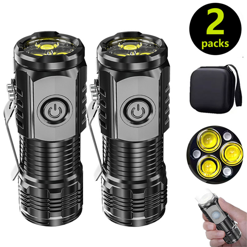 Mini linterna de 3LED con Clip - Outdoor Lighting Spotlight reseña y precio