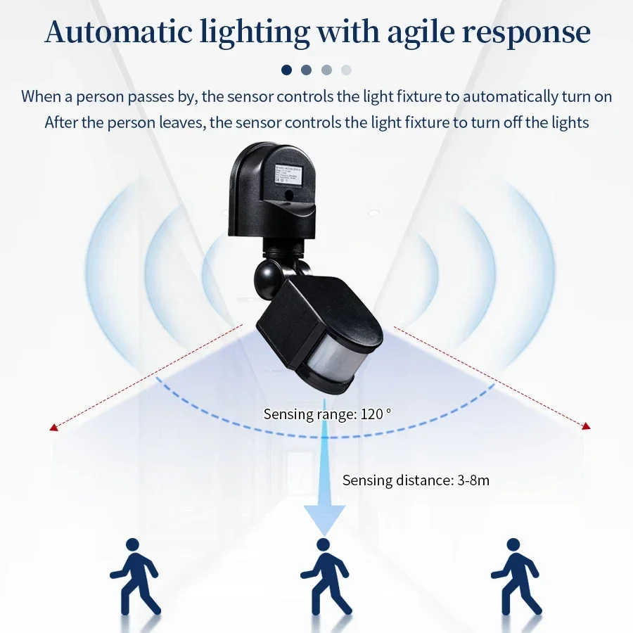 Sensor de movimiento PIR 220V  - Motion Sensor Outdoor reseña y precio