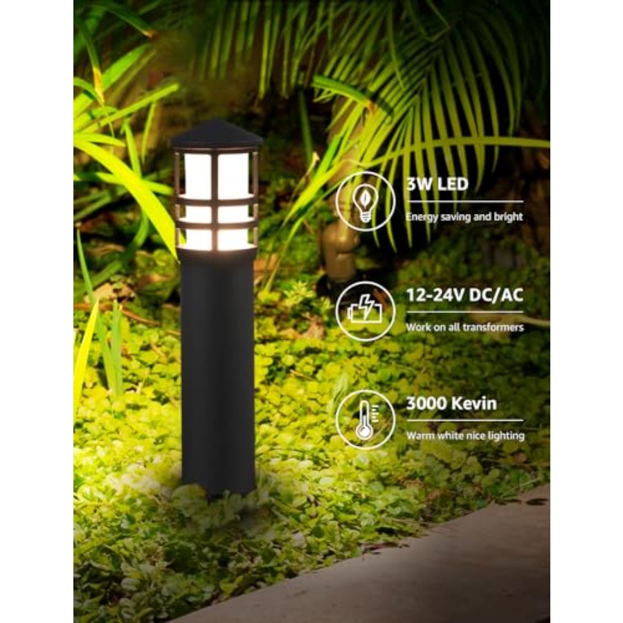 Paquete de 4 Luces LED de Bajo - Outdoor Lighting Connectors reseña y precio