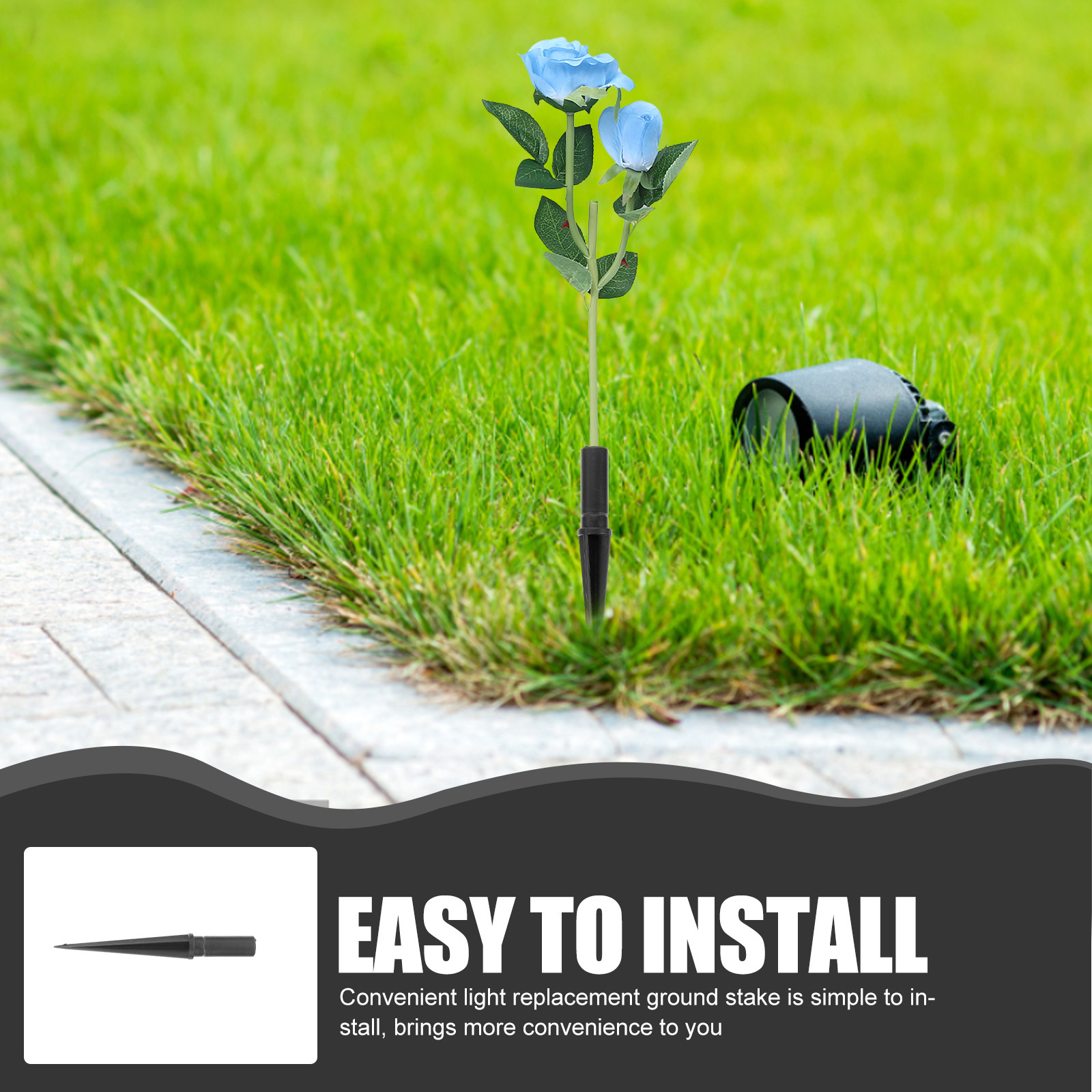 20 Piezas de Estacas de Plásti - Solar Path Light reseña y precio