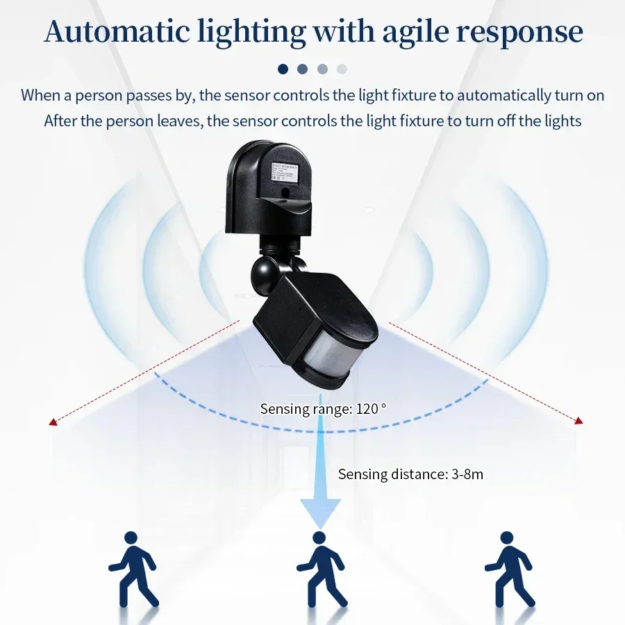 Sensor de movimiento PIR de 12 - Outdoor Lighting With Motion Sensor reseña y precio