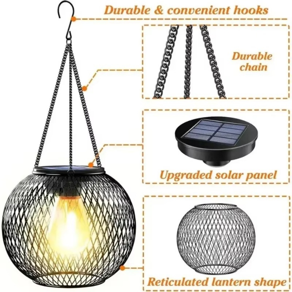 Lámpara Solar Esférica de Hier - Bollard Light Garden reseña y precio